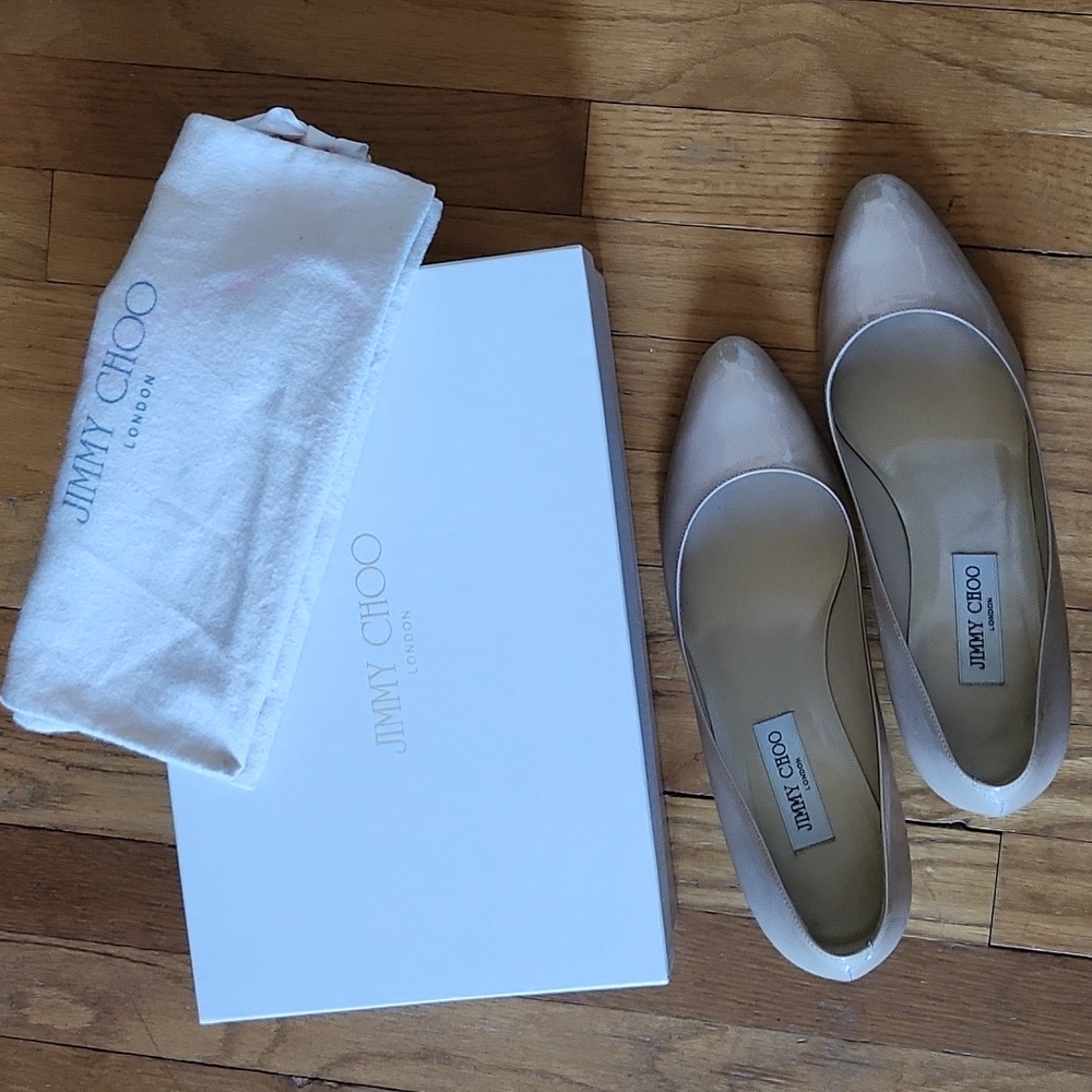 Jimmy Choo Vega Patent Leather Pumps